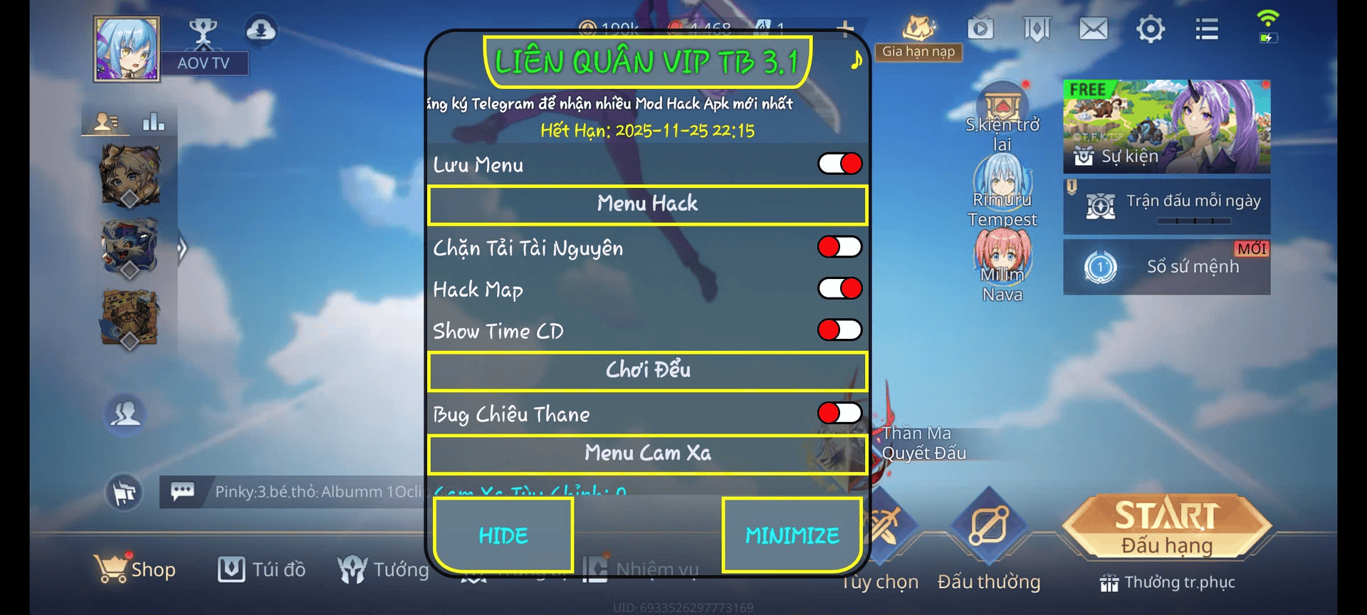 Hack Android Kín